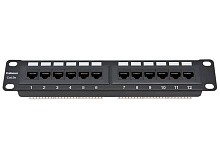 Патч-панель Cabeus PL-12-Cat.5e 19" кабель 5e 12 портов 