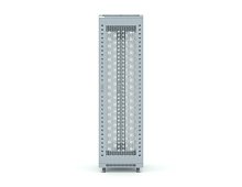 Шкаф телекоммуникационный напольный RUSRACK RSRF-606042/PMGY 19" 42U 600x600x2055мм