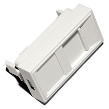 Корпус настенной розетки Cabeus FP-22,5-1M 19"   белый