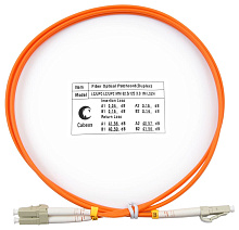 Патч-корд оптический duplex LC-LC 62,5/125 mm 1м LSZH Cabeus