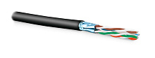 Витая пара Hyperline UFTP4-C6-S23-OUT-LSZH-BK-500 6 Черный 500  м