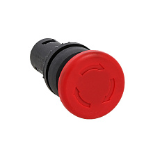 Кнопка SW2C-11MZ поворотная красная NO+NC Грибок EKF