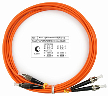 Патч-корд оптический duplex FC-ST 62,5/125 mm 3м LSZH Cabeus