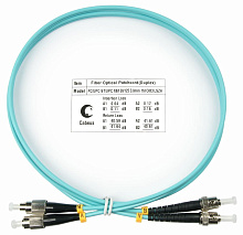 Патч-корд оптический duplex FC-ST 50/125 mm OM3 1м LSZH Cabeus