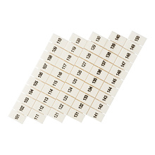 Маркеры для JXB-ST 1,5 с нумерацией 100-150 (10 шт.) EKF