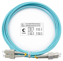 Патч-корд оптический duplex SC-SC 50/125 mm OM3 3м LSZH Cabeus
