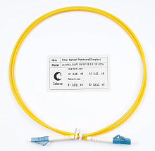Патч-корд оптический simplex LC-LC 9/125 sm 1м LSZH Cabeus
