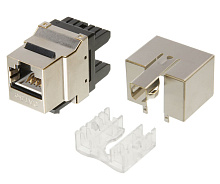 Модуль Keystone Cabeus KJ-RJ45-Cat.5E-SH-180 19" кабель 5e белый Модуль Keystone Cabeus KJ-RJ45-Cat.5E-SH-180 19" кабель 5e белый