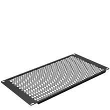 SYSMATRIX BP 0068.900 Фальш-панель 6U, перф., черный RAL 9004