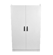 Отдельный электротехнический шкаф IP55 в сборе (В1800×Ш1200×Г400) EME с двумя дверьми, цоколь 100 мм