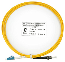 Патч-корд оптический simplex LC-ST 9/125 sm 2м LSZH Cabeus