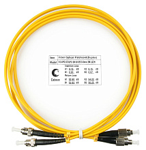 Патч-корд оптический duplex FC-ST 9/125 sm 2м LSZH Cabeus