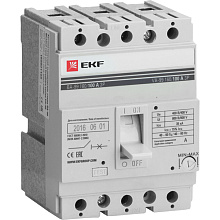ВА-99 160/40А 3P 35кА EKF ВА-99 160/40А 3P 35кА EKF