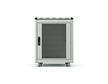 Шкаф телекоммуникационный напольный RUSRACK RSRO-608012/PMGY 19" 12U 600x800x730мм