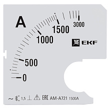 Шкала сменная для A721 1500/5А-1,5 EKF