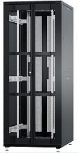 Шкаф телекоммуникационный напольный RUSRACK RSRO-42.8.8-P2P.9005М 19" 42U 800x800x2055мм