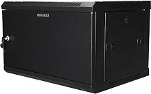 Шкаф телекоммуникационный настенный Gyders GDR-66035BM 19" 6U 600x350мм