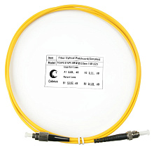 Патч-корд оптический simplex FC-ST 9/125 sm 1,5м LSZH Cabeus