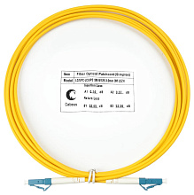 Патч-корд оптический simplex LC-LC 9/125 sm 3м LSZH Cabeus