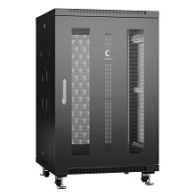 Шкаф телекоммуникационный напольный Cabeus ND-05C-18U60/100-BK 19" 18U 600x1000мм Шкаф телекоммуникационный напольный Cabeus ND-05C-18U60/100-BK 19" 18U 600x1000мм