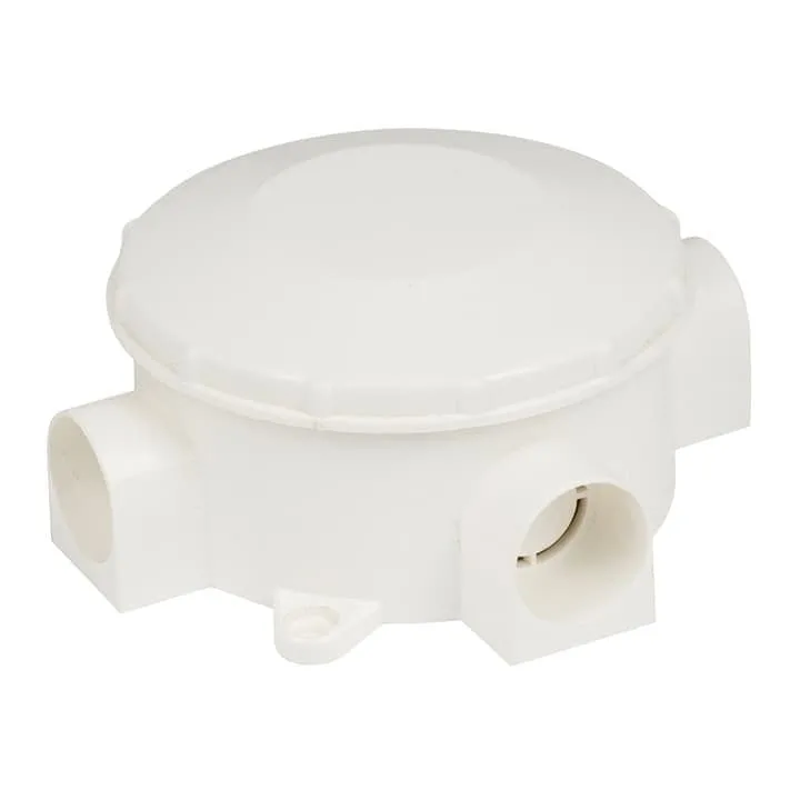 Коробка распаячная КМР-040-040 трехрожковая белая (70х35) EKF