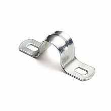 Скоба металлическая двухлапковая d 48-50мм. (50шт.) EKF