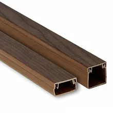 Канал кабельный   под тёмное дерево (12х12) (120м.) Plast EKF