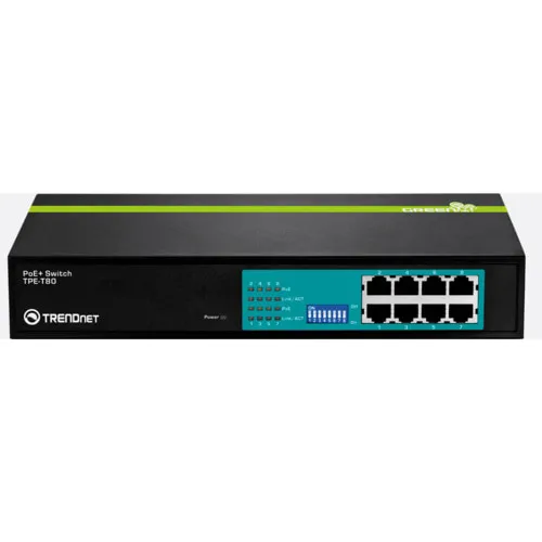 Коммутатор TrendNet TPE-T80 (100 Base-TX (100 мбит/с), Без SFP портов)