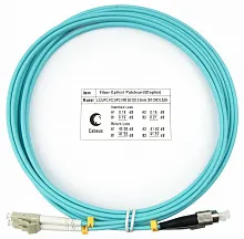 Патч-корд оптический duplex LC-FC 50/125 mm OM3 3м LSZH Cabeus