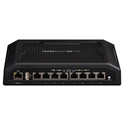 Коммутатор Ubiquiti  TS-8-PRO(EU) (1000 Base-TX (1000 мбит/с), Без SFP портов)