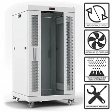 Шкаф телекоммуникационный напольный SYSMATRIX TR 6618.712 19" 18U 600x600x930мм