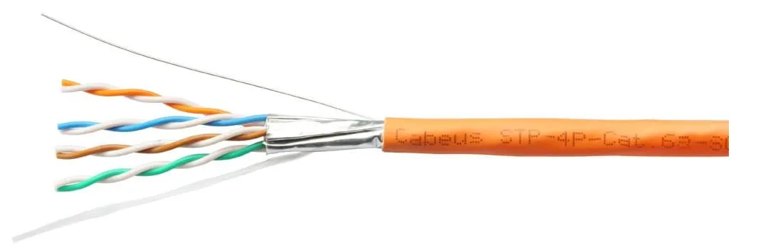 Cabeus STP-4P-Cat.6a-SOLID-IN-LSZH