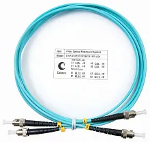 Патч-корд оптический duplex ST-ST 50/125 mm OM3 2м LSZH Cabeus