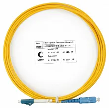 Патч-корд оптический simplex LC-SC 9/125 sm 3м LSZH Cabeus