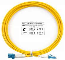 Патч-корд оптический duplex LC-LC 9/125 sm 3м LSZH Cabeus