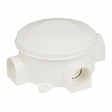 Коробка распаячная КМР-040-040 трехрожковая белая (70х35) EKF