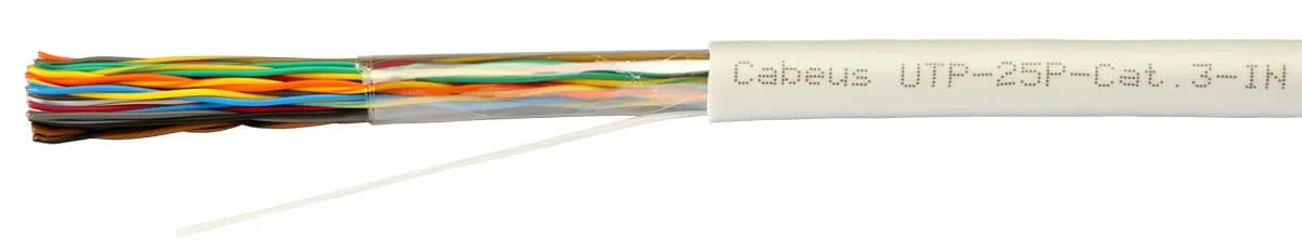 Cabeus UTP-25P-Cat.3-IN