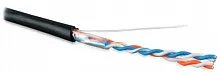 Витая пара Hyperline UUTP2-C5-S24-OUT-PE-BK-500 5 Черный 500  м
