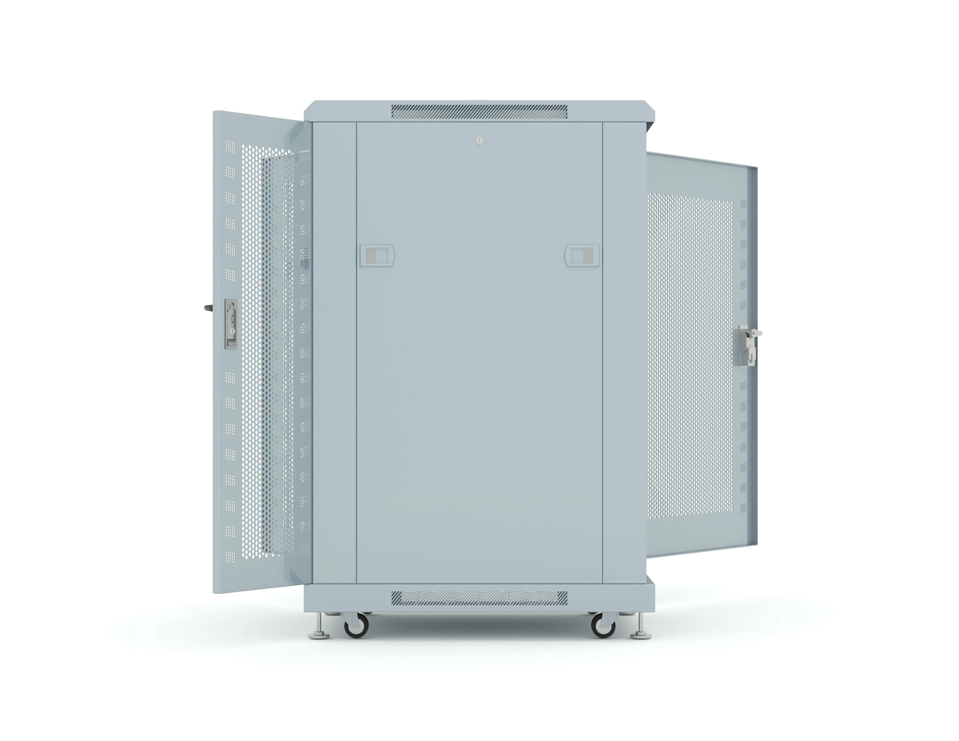 RUSRACK 22U 600х800, перф. дверь