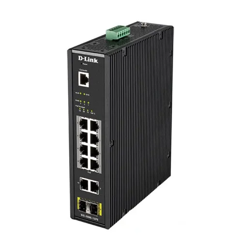 Коммутатор D-link DIS-200G-12S/A1A PROJ (1000 Base-TX (1000 мбит/с), 2 SFP порта)