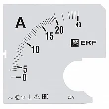 Шкала сменная для A961 20/5А-1,5 EKF