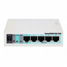 Маршрутизатор Mikrotik Wi-Fi маршрутизатор 2.4GHZ RB951G-2HnD (10/100/1000 Base-TX (1000 мбит/с))