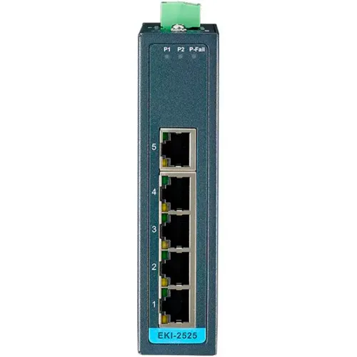 Коммутатор ADVANTECH EKI-2525-BE (100 Base-TX (100 мбит/с), Без SFP портов)