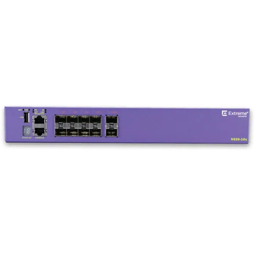 Коммутатор Extreme X620-10x-Base 17404 (Без LAN портов, 10 SFP портов)
