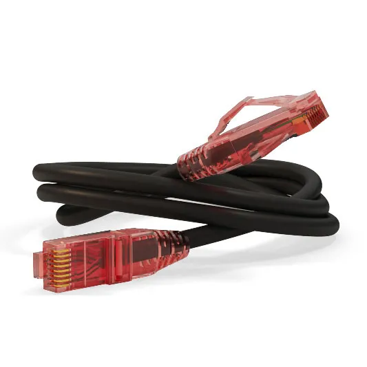 Hyperline PC-LPM-UTP-RJ45-RJ45-C5e-0.5M-LSZH-BK