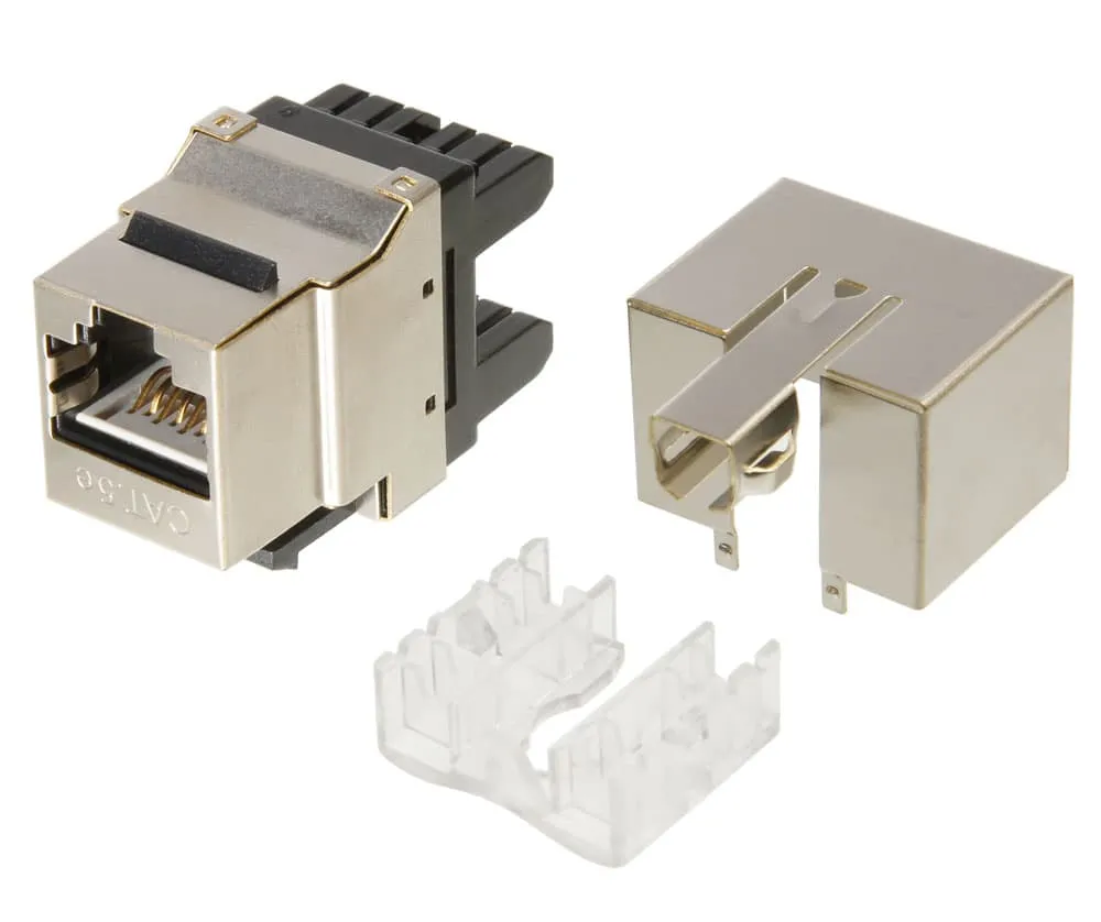 Cabeus KJ-RJ45-Cat.5E-SH-180 Degree