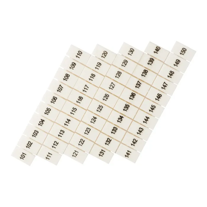 Маркеры для JXB-ST 1,5 с нумерацией 100-150 (10 шт.) EKF
