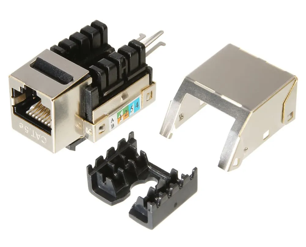 Cabeus KJ-RJ45-Cat.5E-SH-90