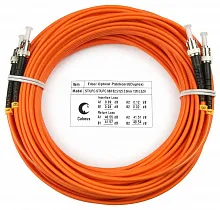 Патч-корд оптический duplex ST-ST 62,5/125 mm 15м LSZH Cabeus