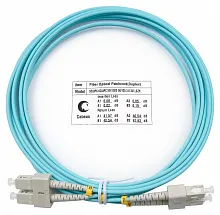 Патч-корд оптический duplex SC-SC 50/125 mm OM3 3м LSZH Cabeus